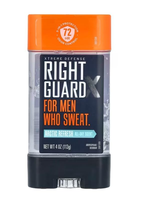 Right Guard Total Defense 5 Power Gel Artic Refresh bottle for all-day freshness