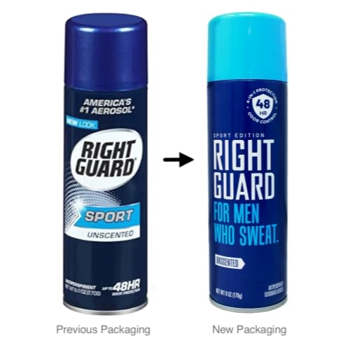 Right Guard unscented men's antiperspirant aerosol keeps you fresh without a scent.