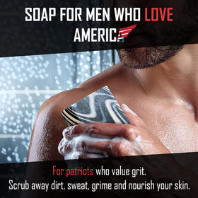 Right Wing Naturals masculine fragrance bar for daily routines and gym sessions.