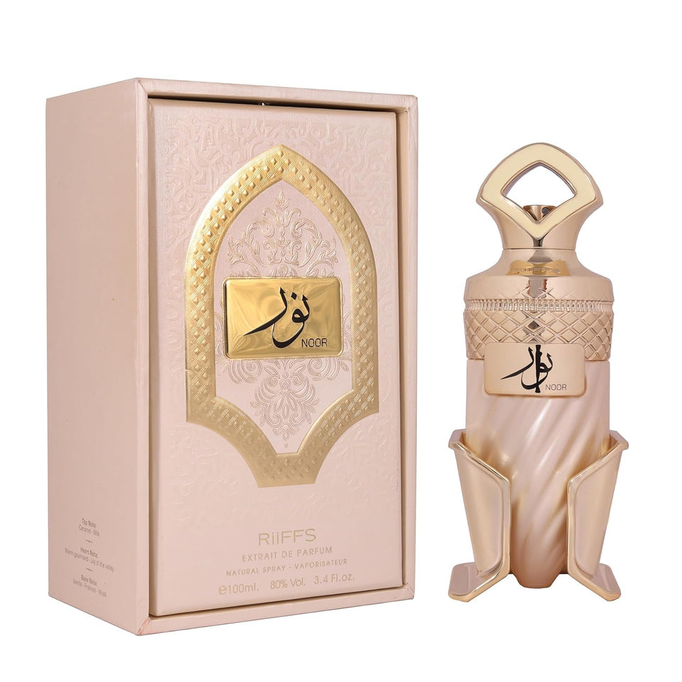 Riiffs Noor Extrait bottle front, ideal for daily wear and signature scent moments.