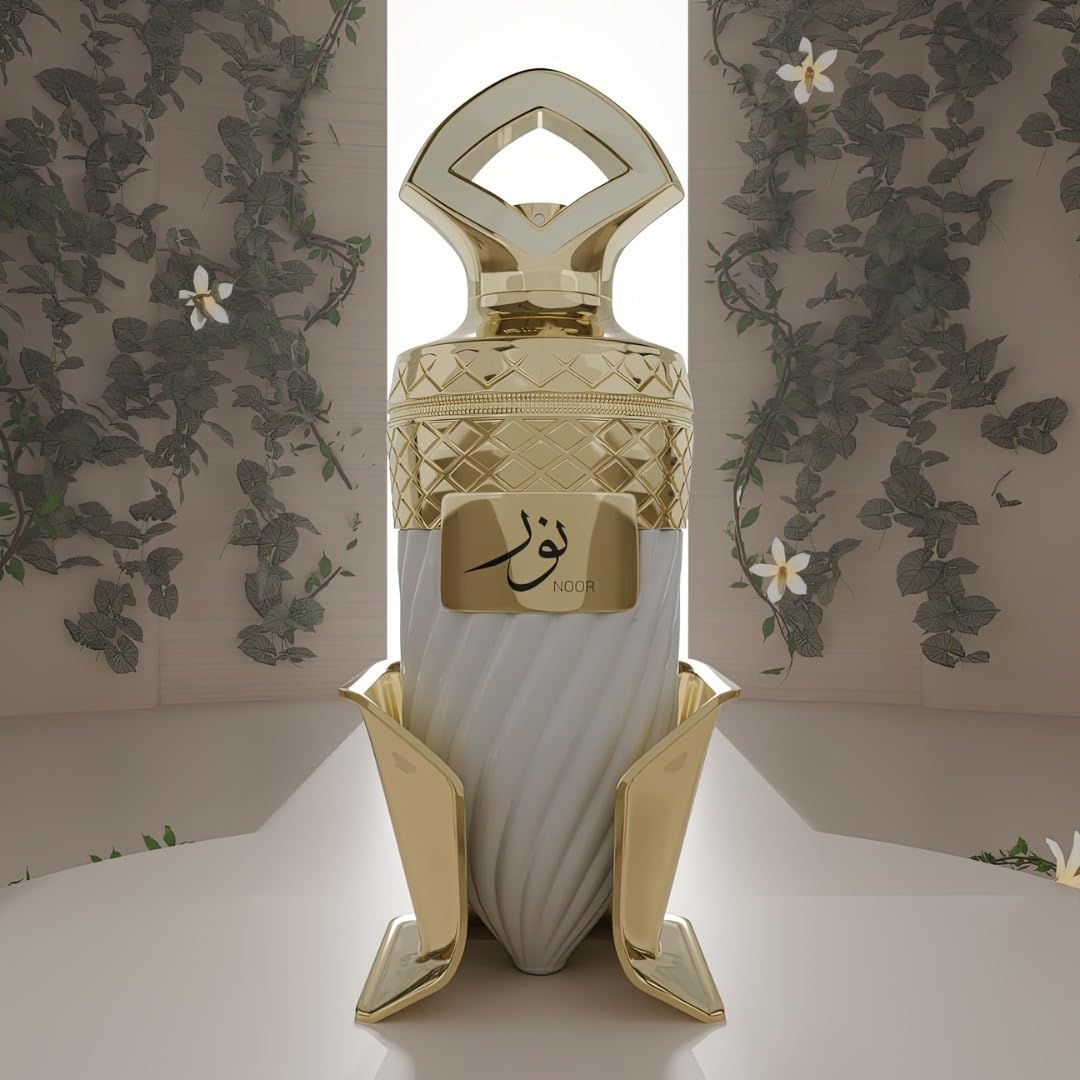 Riiffs Noor Extrait unisex fragrance setup, versatile scent for any personal style.