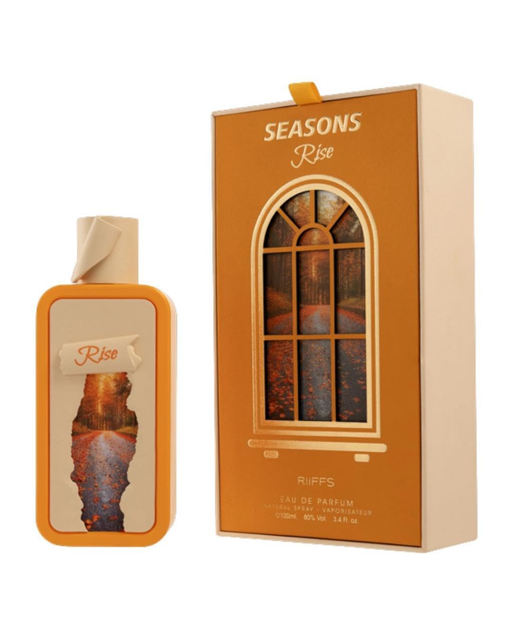 RiiFFS PERFUMS Season Rise unisex EDP bottle for all-day citrus-amber wear
