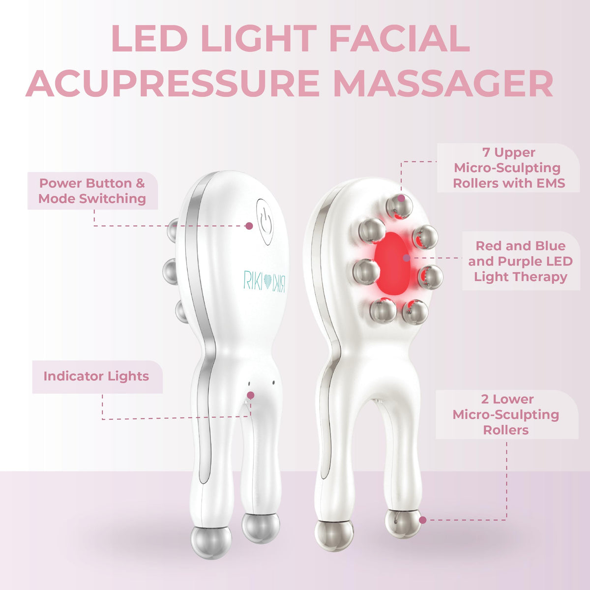 RIKI LOVES RIKI Sculptress Mini side view with ergonomic grip for easy daily use