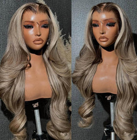 Rina wig with 210% virgin hair density, full-bodied texture for a lush look.