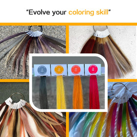 RINBOOOL Blonde tone 10 sample kit for education and salon practice.