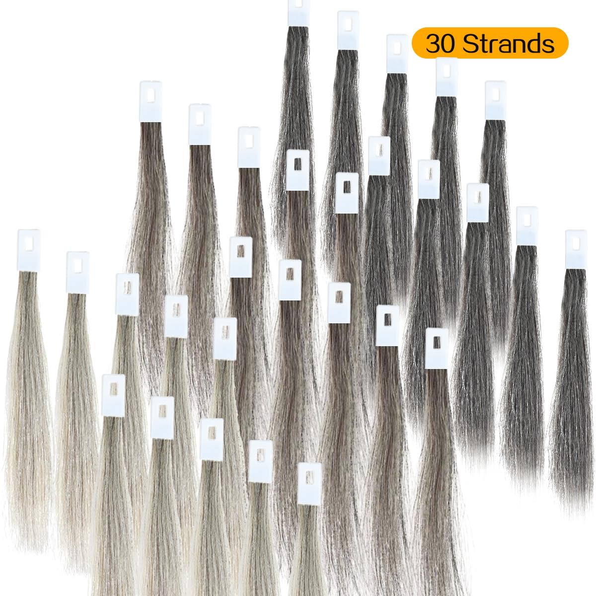 RINBOOOL Remy hair swatches for education and salon demonstrations, eight-inch samples