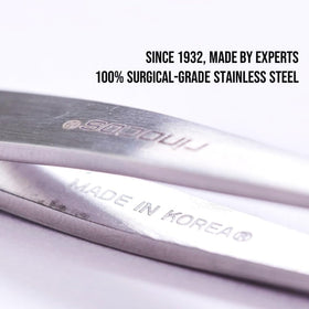 Rinocos handcrafted third-generation tweezers celebrate heritage craftsmanship and longevity.
