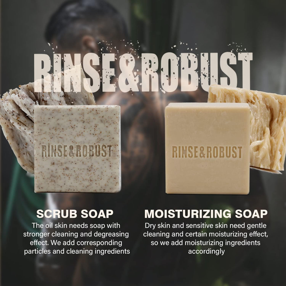 Rinse & Robust travel-friendly packaging fits a gym bag
