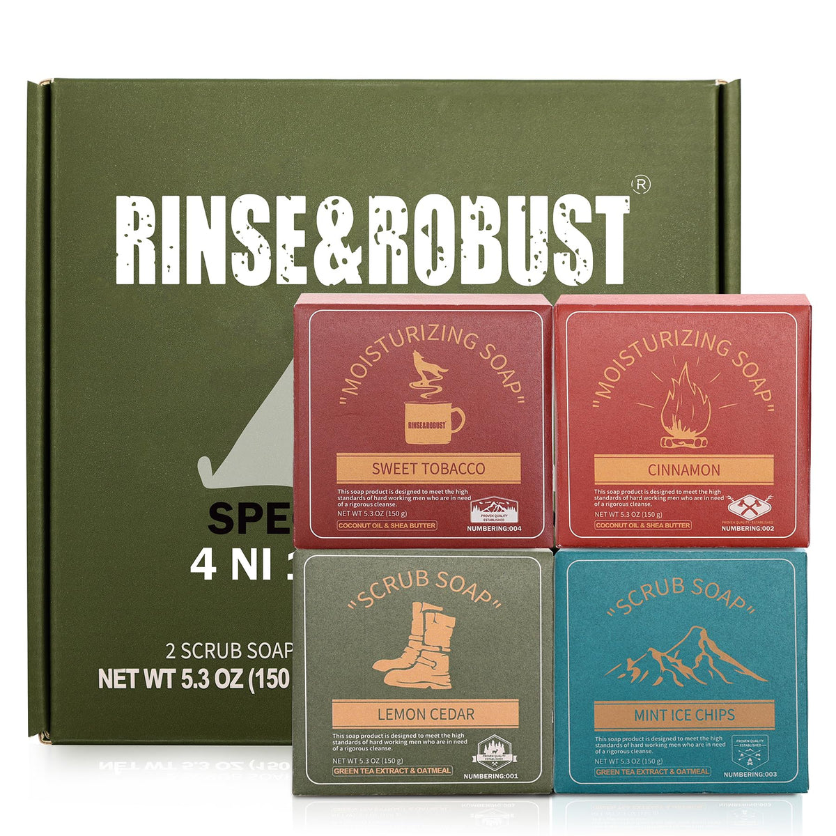 Rinse & Robust Sunrise Coffee & Cigarettes wrapper evokes morning ritual