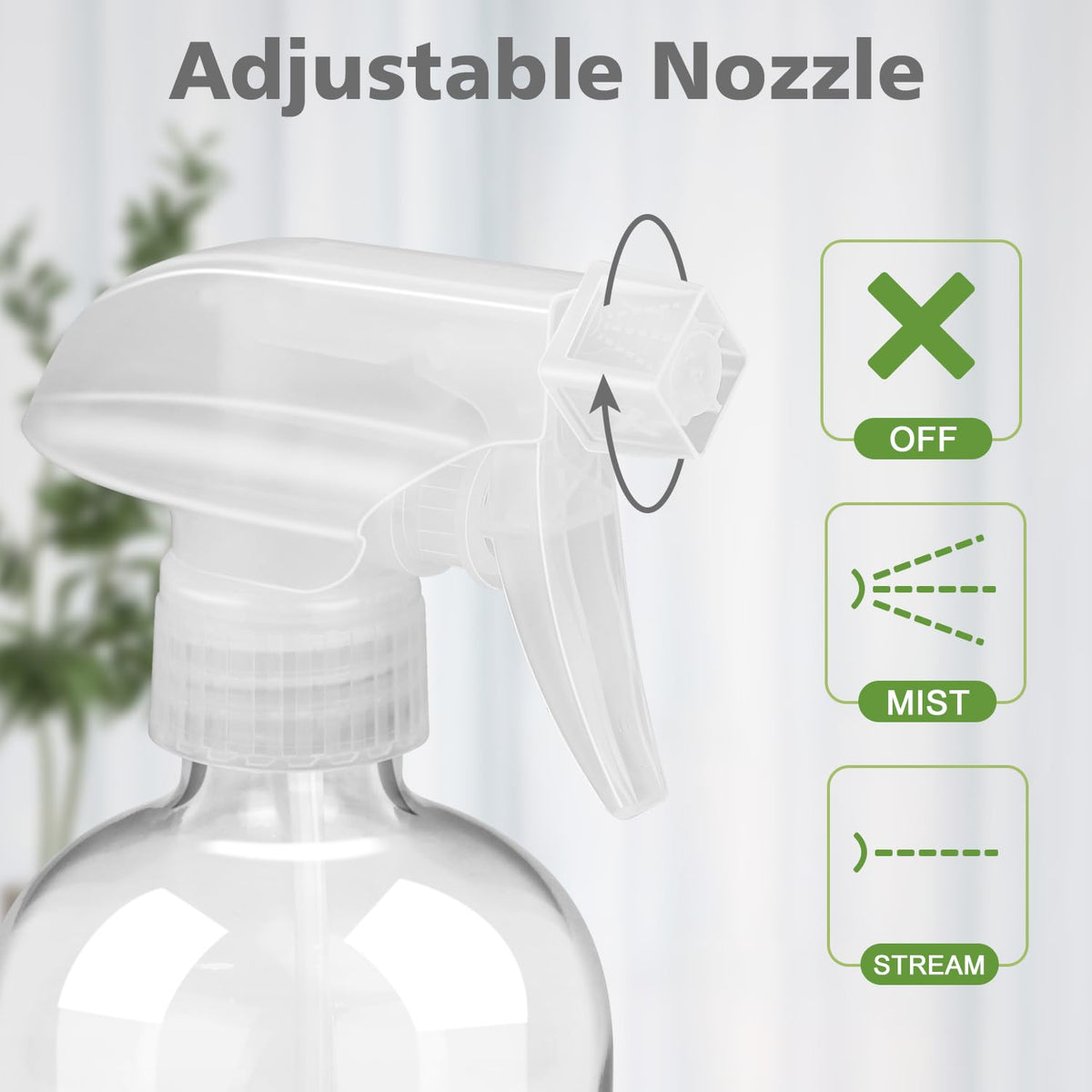 Rionisor 16 oz refillable bottle in blue for large-volume tasks.