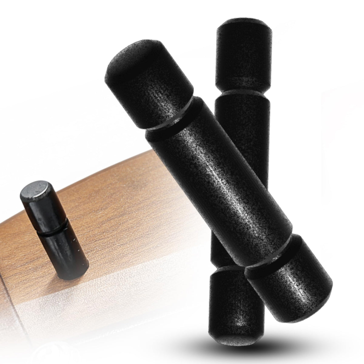 Riot Balls precision trigger pin close-up shows hardened steel strength for OEM-like fit.