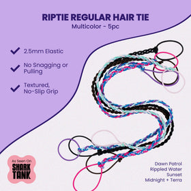 Rip Tie extra hold 24in hair tie keeps ponytails secure during workouts.