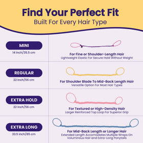 Rip Tie workout-ready hair tie stays in place during movement.