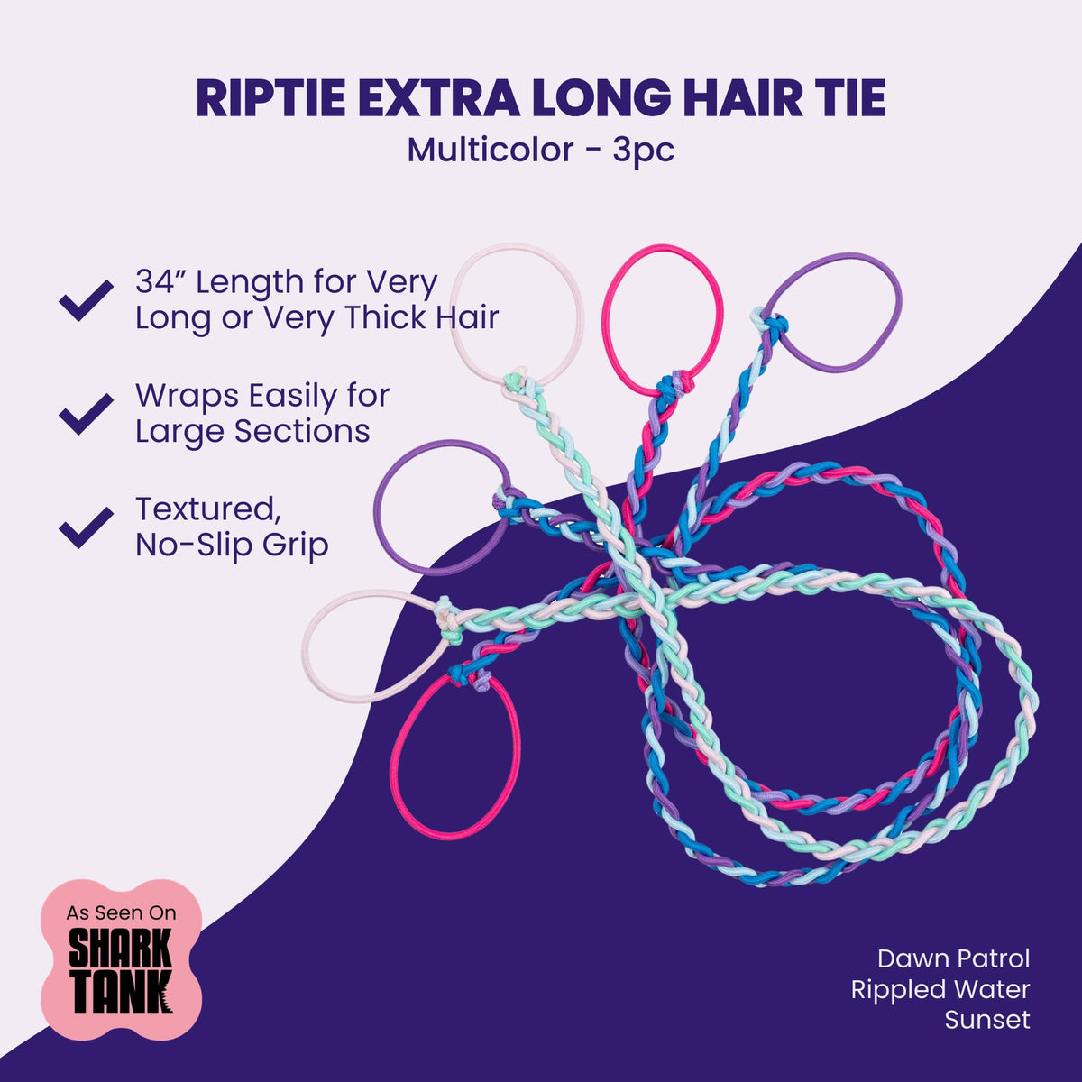 Rip Tie nylon elastic close-up showing durable material and smooth surface