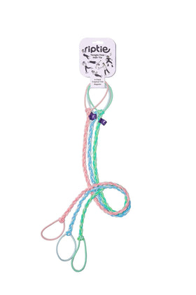 Rip Tie regular soft tangle-free hair tie in ponytail for everyday comfort.
