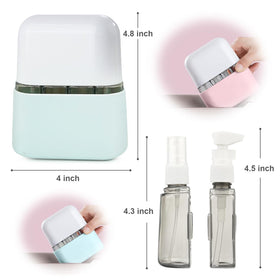 Rirool travel bottle set 50ml plain bottle for liquids