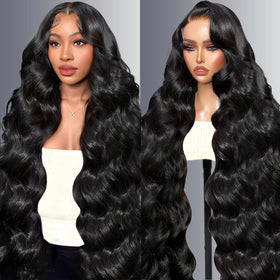 RISBERT 30-inch lace front wig with body wave for natural movement