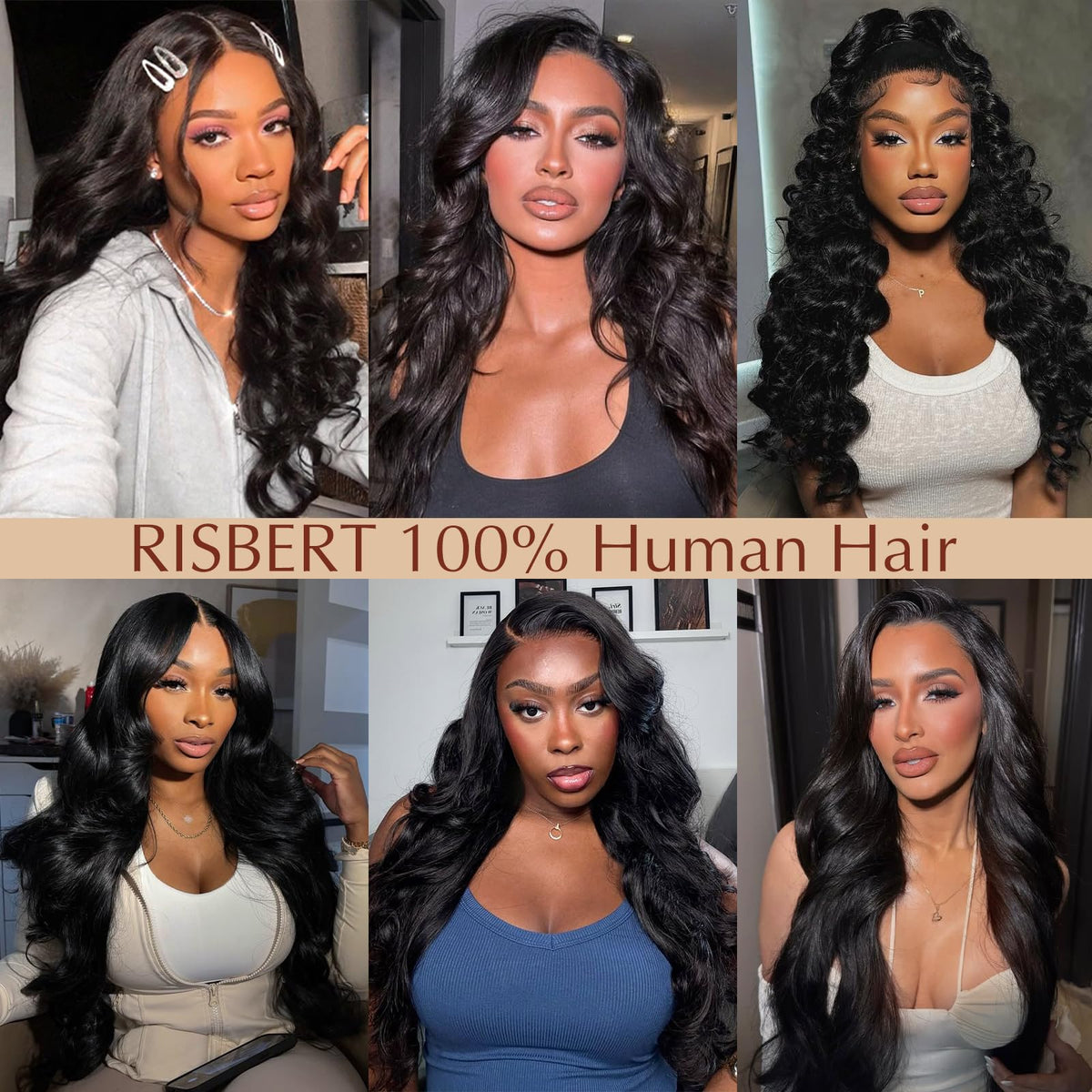 RISBERT HD transparent Swiss lace detail blending with skin for invisibility