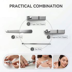 RISESAILS dual-sided nail file shapes and smooths edges quickly.