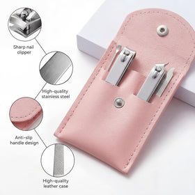 RISESAILS premium pink leather case protects tools while adding stylish storage.