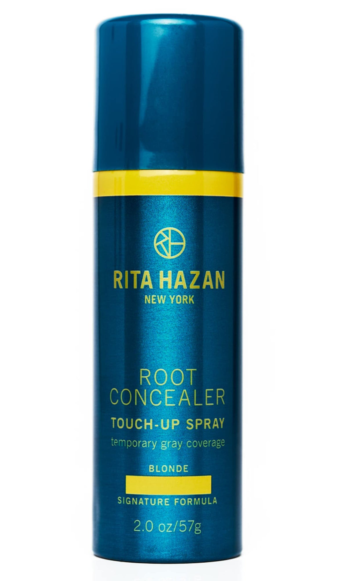 Rita Hazan Root Concealer Spray covers gray roots instantly with natural finish
