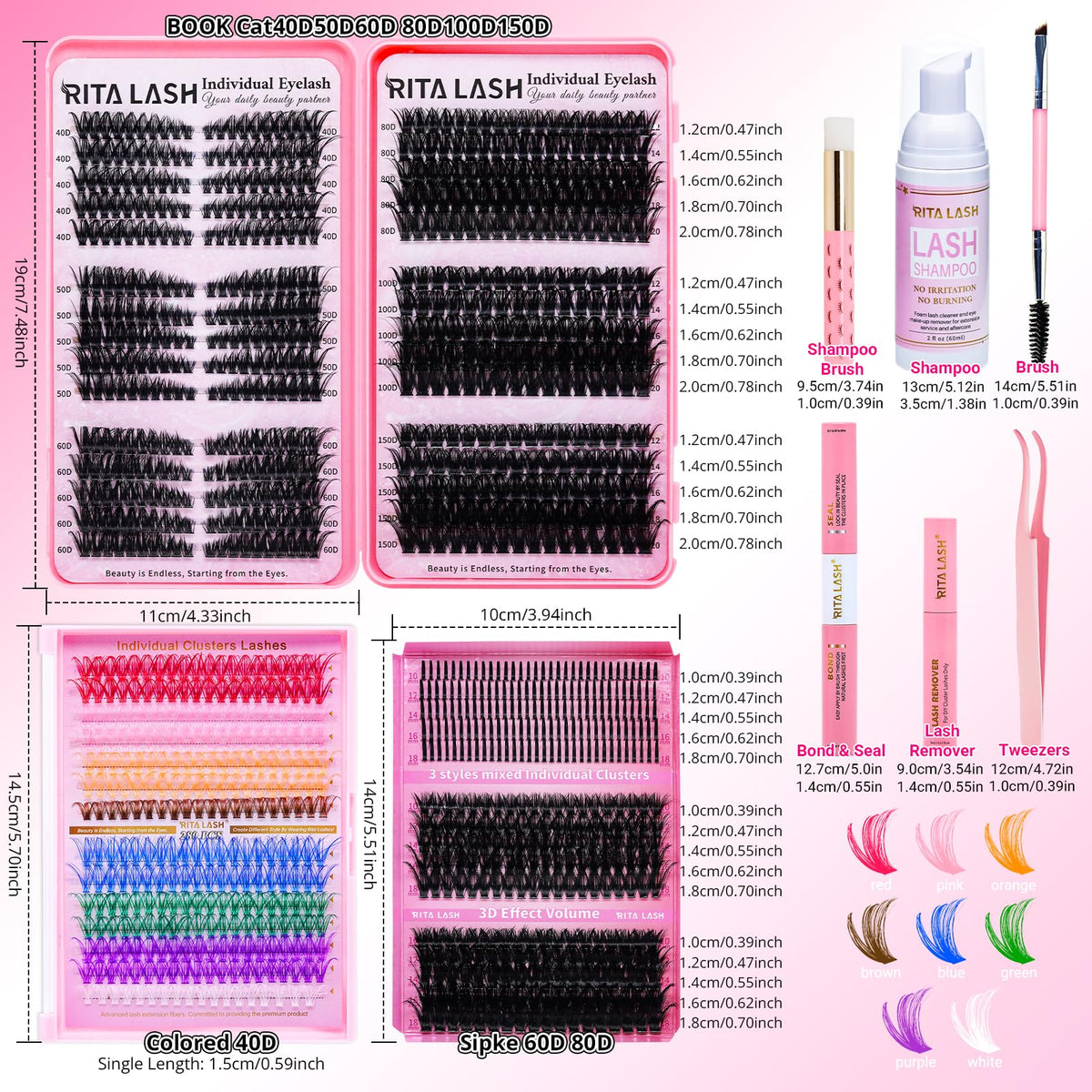 RITALASH All-in-one kit is ideal for beginner-friendly at-home experiments.