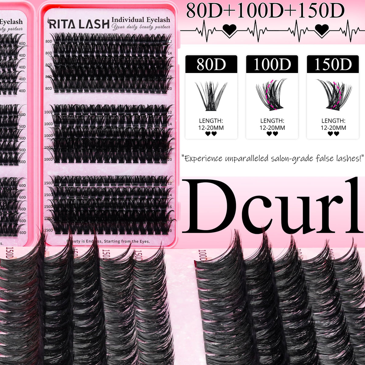 RITALASH Lash Shampoo keeps cluster lashes clean and fresh.