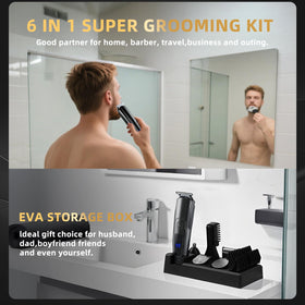Ritarga beard trimmer IPX7 waterproof design for wet or dry use