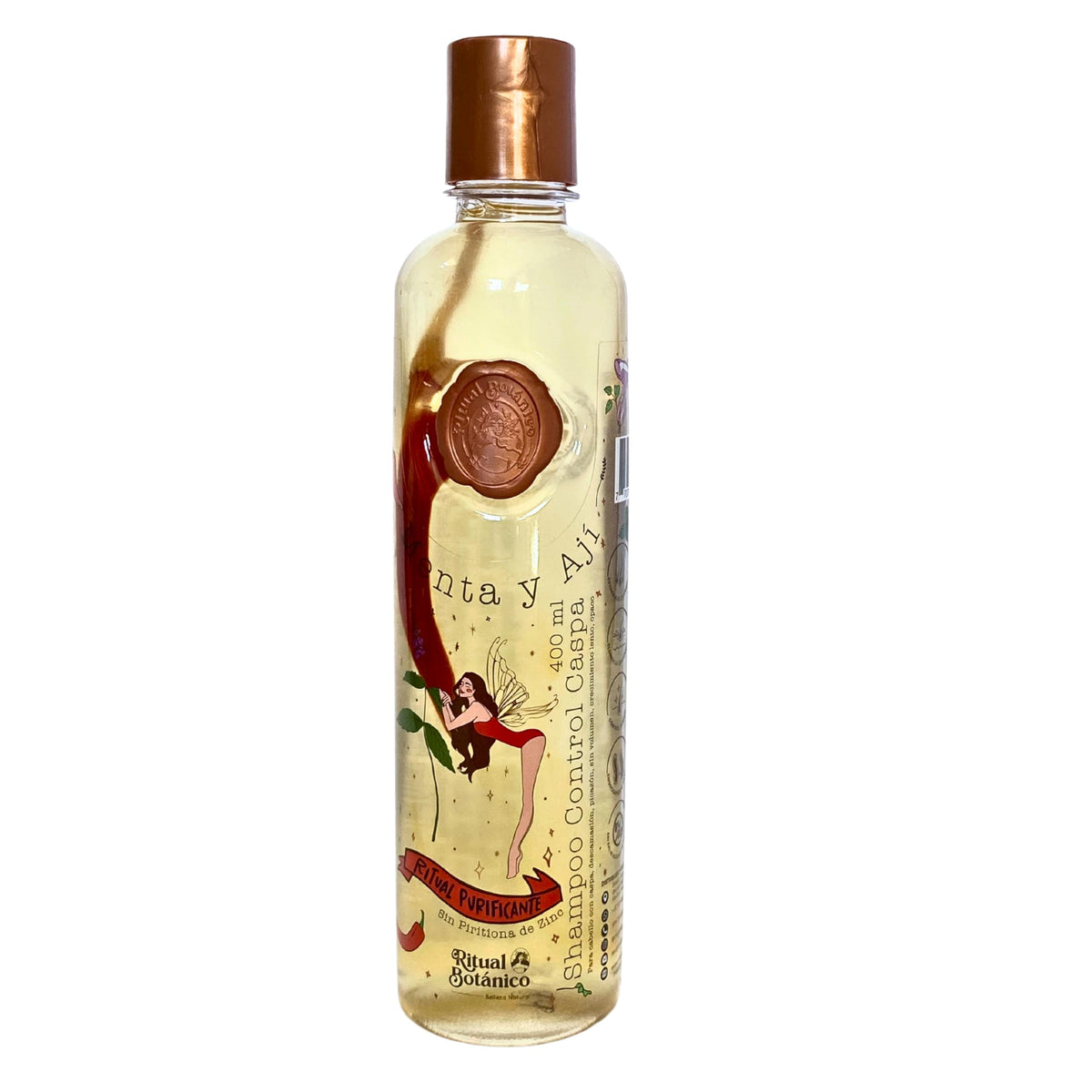 Ritual Botanico dandruff control bottle with mint and chili for refreshing cleanse