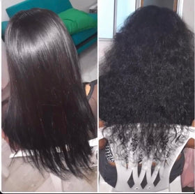 Ritual Botanico Hair brush helps even product distribution.