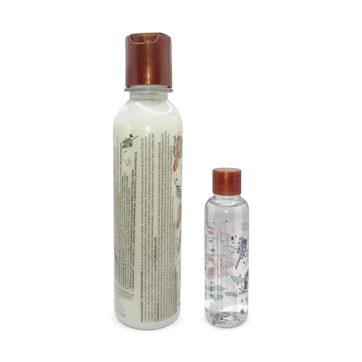 Ritual Botanico Keratin treatment 250ml bottle for lasting straightening effect.