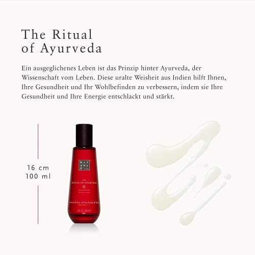 RITUALS Ayurveda Dry Oil VATA on hair ends softens and smooths.