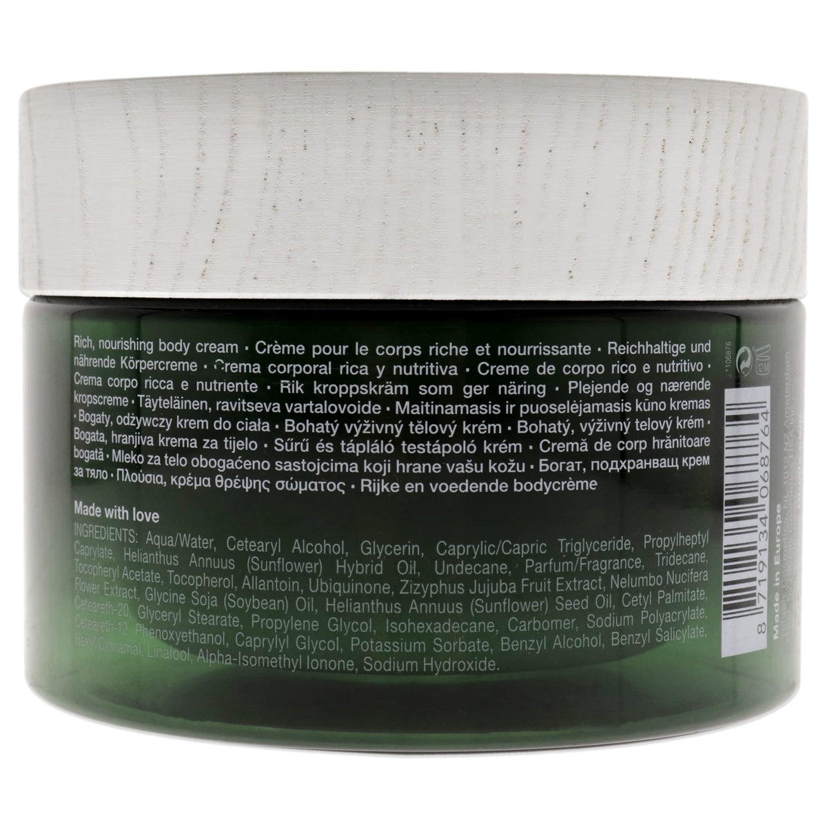 RITUALS Jing body cream application promotes soothing daily hydration.