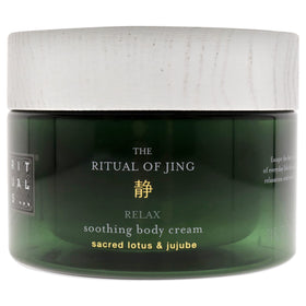 RITUALS The Ritual of Jing body cream bottle promotes calm skin and relaxation.