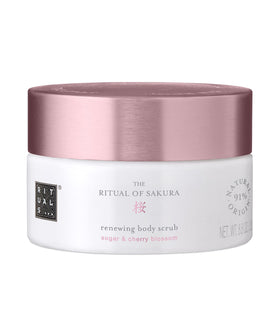 RITUALS Ritual of Sakura Body Scrub bottle close-up for luxurious exfoliation