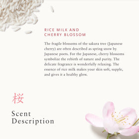 RITUALS Ritual of Sakura hands applying scrub on damp skin