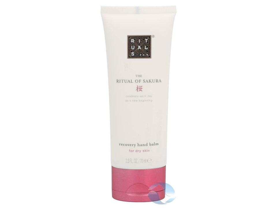 RITUALS Ritual of Sakura Hand Balm bottle moisturizes dry hands with cherry blossom and shea butter