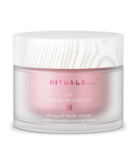 RITUALS The of Sakura Body Cream jar front with rich hydration and cherry blossom scent.