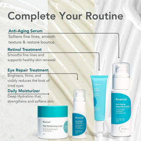 Soft, hydrated complexion shown after cleansing with Riversol.