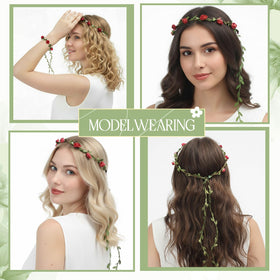 Rivvlive colorful flower headbands brighten outfits for festivals and weddings.