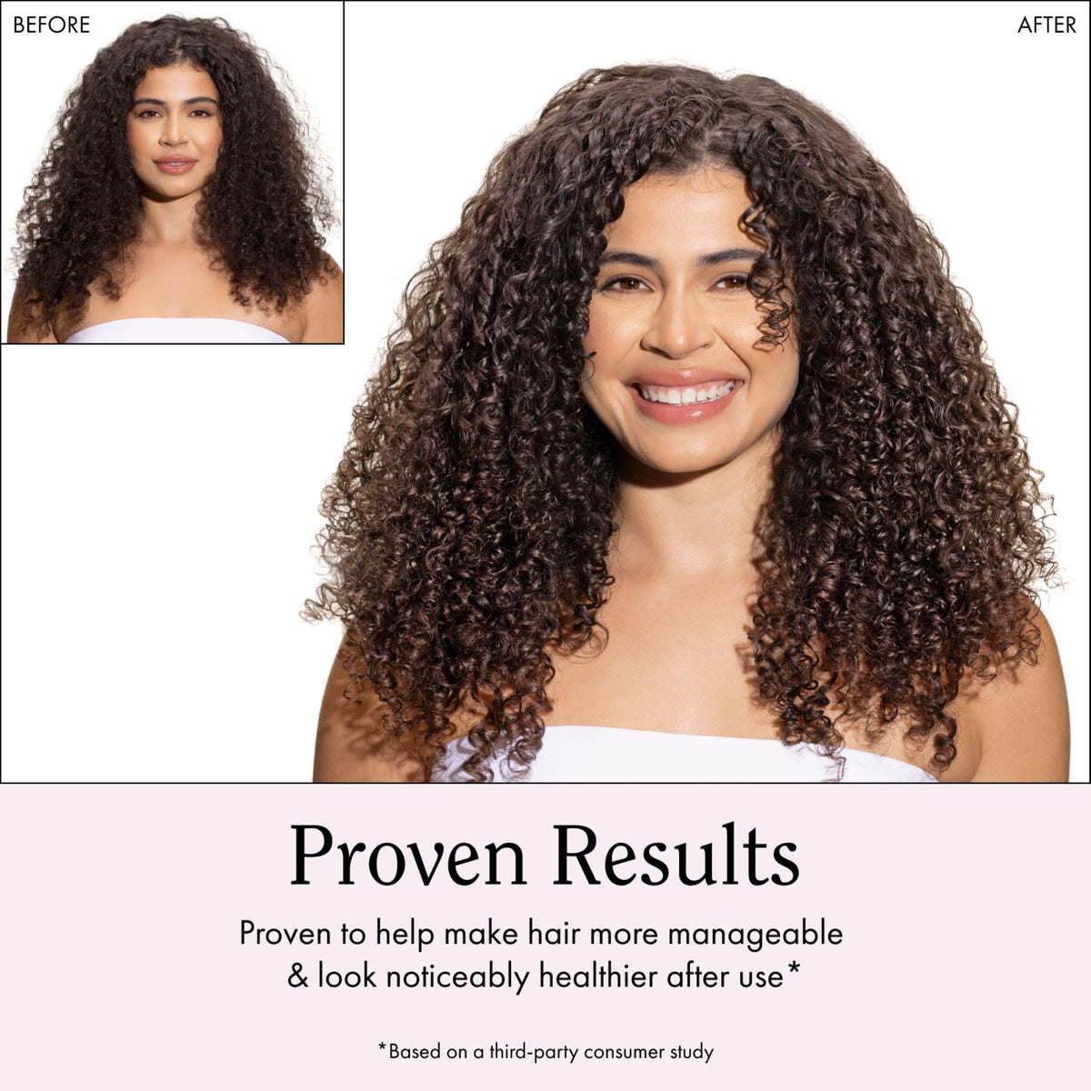 Rizos Curls Bundle packaging display shows all three LOC products.