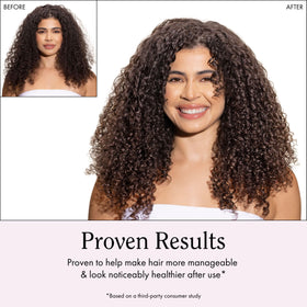 Rizos Curls Bundle packaging display shows all three LOC products.