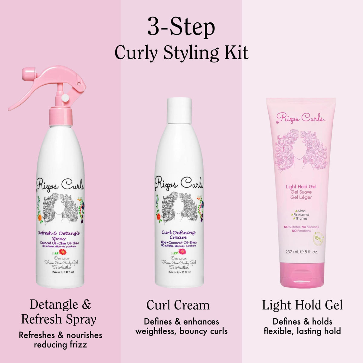 Rizos Curls Curl Cream defines curls with bounce and shine