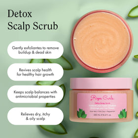 Rizos Curls Detox Scalp Peppermint Oil provides cooling and scalp refresh
