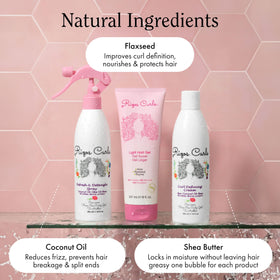 Rizos Curls Light Hold Gel provides soft hold and frizz control