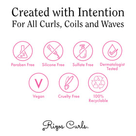 Rizos Curls Refresh & Detangle Spray used with Flexi Brush for faster routine