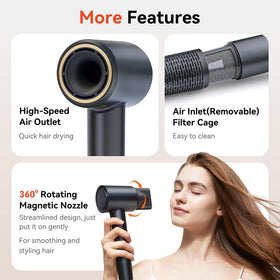 Rizzdeek hair dryer premium packaging suitable as a gift.