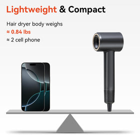 Rizzdeek hair dryer quiet operation reduces noise during use.