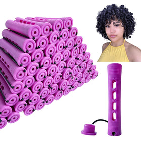 RJMBMUP perm rods 60pcs medium pack for versatile long hair styling options.