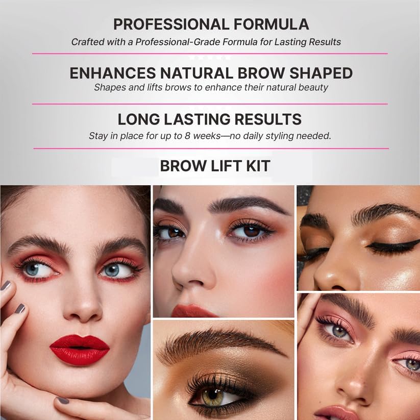 RKISSBEAUTY perm lotion bottle for brow lifting at home.